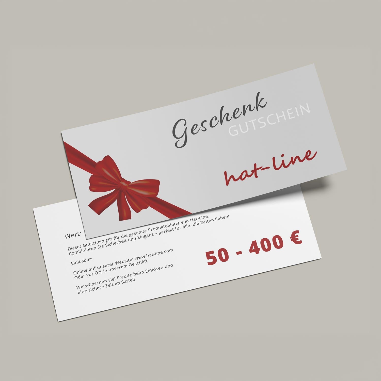 Wertgutschein Hat Line
