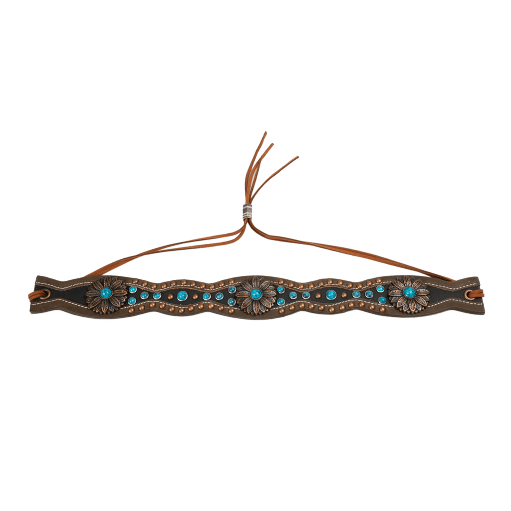 Bande de chapeau Blue Blossom